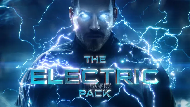图片[1]-262个闪电超能力魔术科幻特效合成素材Electric Pack免费下载