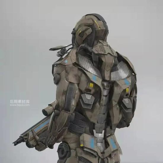 图片[2]-科幻机械战甲未来战士C4D模型-后期素材库