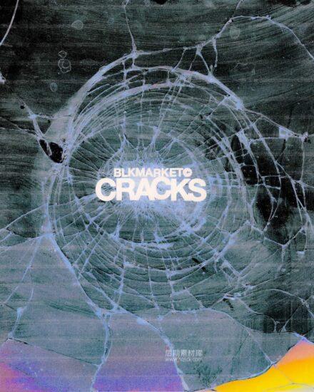 图片[1]-玻璃破碎裂缝纹理图片 BLKMARKET – Cracks-图片效果社区-图片设计-后期素材库