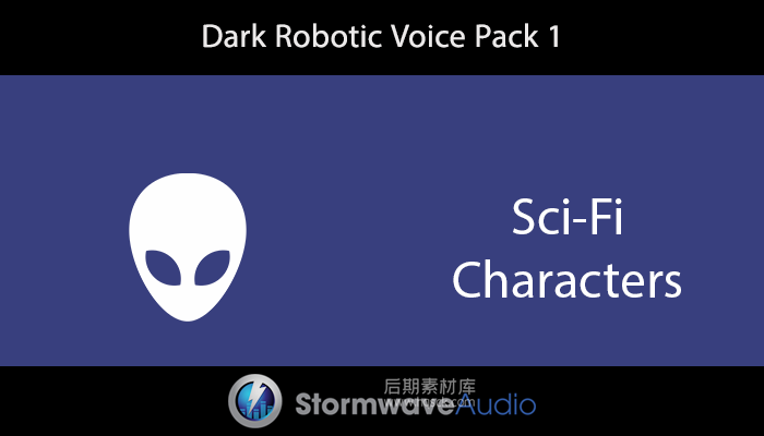 机器人语音指令音效 GameDev Market - Dark Robotic Voice Pack 1-后期素材库
