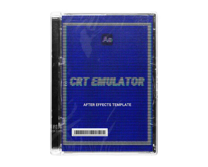 模拟复古老式电视机CRT显示器像素AE模板 Video Milkshake – CRT Emulator [Retro Pixelation After Effect Template]-后期素材库