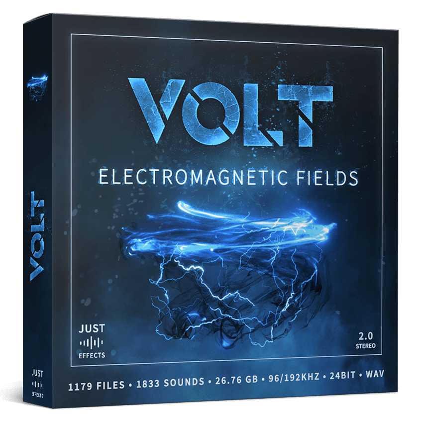 科幻电流磁场漏电干扰音效包 Just Sound Effects VOLT Electromagnetic Fields-后期素材库