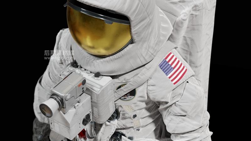 图片[2]-美国宇航局阿波罗11号宇航服3D模型 CG Trader – SPACESUIT NASA APOLLO 11 3D model-后期素材库