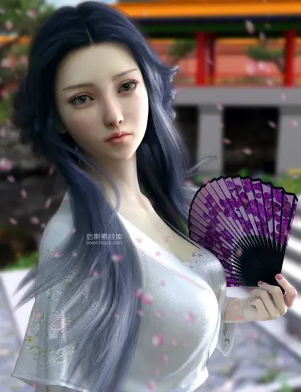 图片[6]-仙侠女性角色龙女Daz3d模型 Vo Dragon Girl for Genesis 8.1 Female-后期素材库