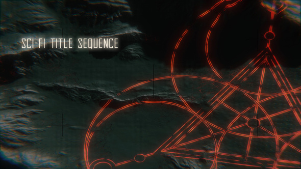 科幻电影标题场景人物介绍文字跳动显示AE模板 Videohive – Sci-Fi Title Sequence-后期素材库