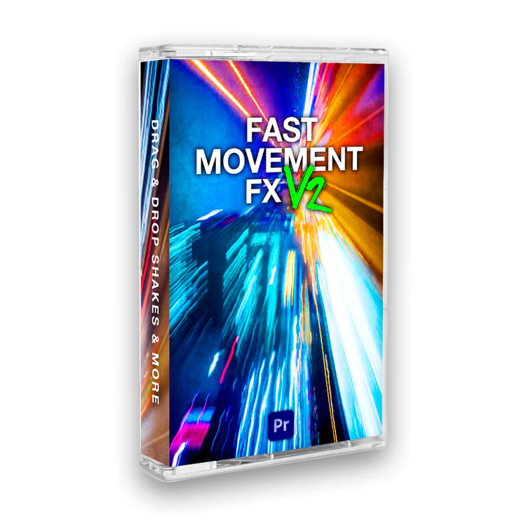 PR快速移动模糊过渡转场预设 FAST MOVEMENT FX V2-后期素材库