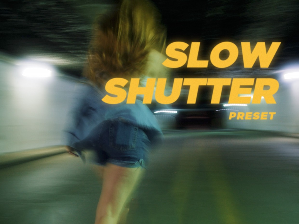 【PR预设】王家卫电影风格慢快门模糊抽帧效果预设 Slow Shutter Premiere Preset-后期素材库