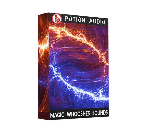 高质量魔法咒语音效包 Potion Audio Magic Whooshes Sounds (Spells)-后期素材库