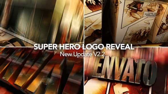 【AE模板】漫威电影片头标题模板 Videohive Super Hero Logo Reveal Title V2-后期素材库