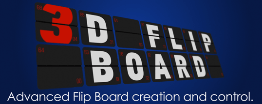 【AE脚本】数字字母时间3D翻转动画 3D Flip Board v1.18-后期素材库