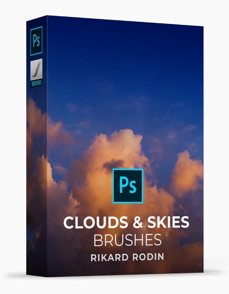PS天空云彩叠加层笔刷 Rikard Rodin – Clouds and Skies Brushe-后期素材库