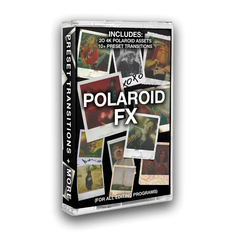 复古老式宝丽来照片风格PS模板叠加效果 Tinytapes – Polaroid FX Pack-后期素材库