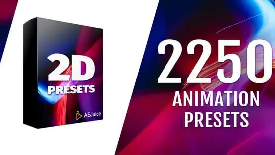AE/PR预设 – 2D动画预设 AEJuice 2D Animation Presets-后期素材库