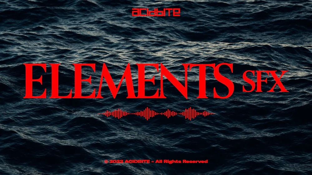 海洋森林城市户外自然音效包 Acidbite ELEMENTS SFX-后期素材库