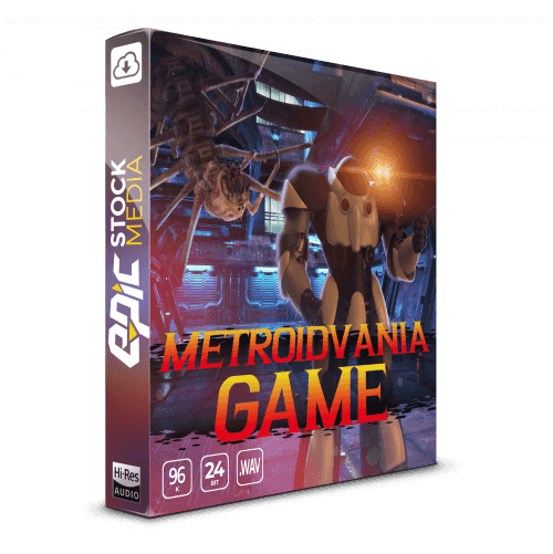 横轴动作冒险风格游戏音效包 Epic Stock Media Metroidvania Game SFX-后期素材库
