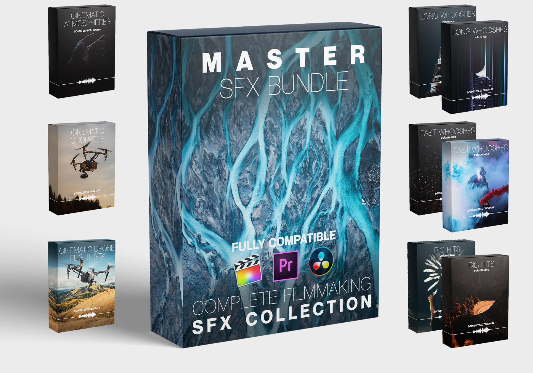 336个电影音效包 FCPX Full Access – Master SFX Bundle-后期素材库