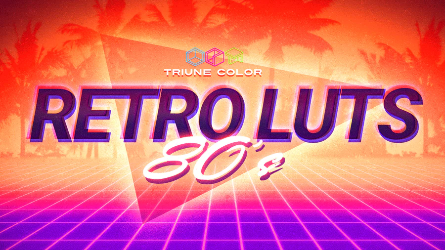 29个80年代复古经典电影调色预设 Triune Digital – Retro 80’s LUTs-后期素材库