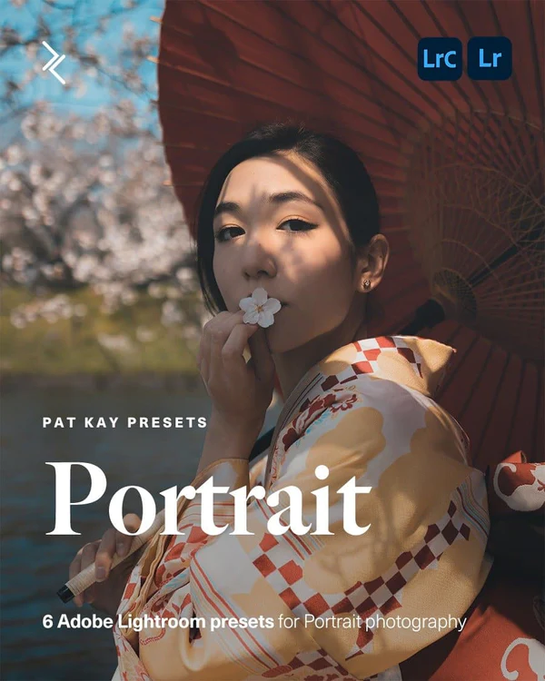 LR预设 – 6个户外人物肖像照片调色预设 Portrait — Adobe Lightroom Preset Pack-后期素材库
