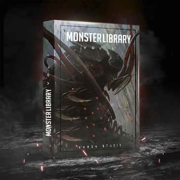 怪物尖叫攻击嘶吼咆哮音效包 Khron Studio – Monster Library Vol 1-后期素材库
