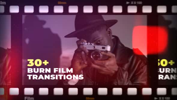 30+电影胶片刻录移动过渡转场AE模板-视频效果社区-视频制作-后期素材库