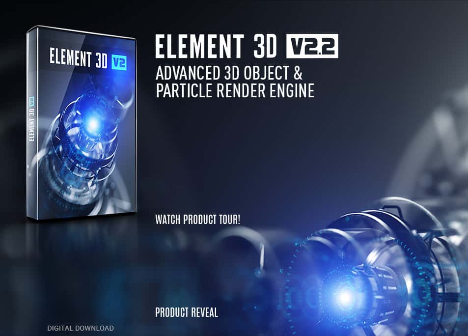【中文汉化】AE插件 Element 3D v2.2.3 Win-视频效果社区-视频制作-后期素材库