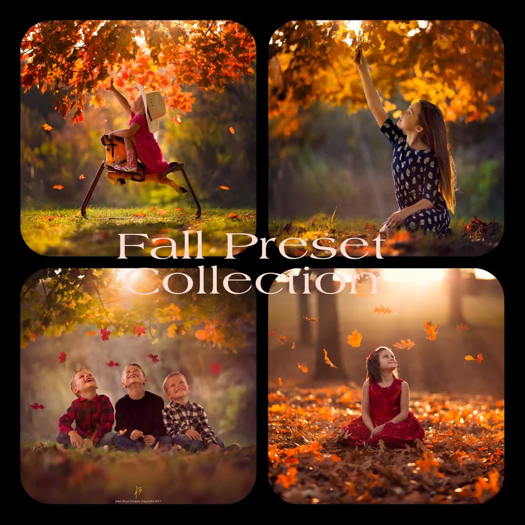 秋季户外柔和温暖调色预设 Jake Olson’s Fall Collection Presets-后期素材库