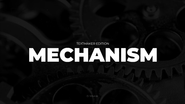 现代美学机械化马赛克分散融合风格标题AE模板 Titles Animator – Mechanism-视频效果社区-视频制作-后期素材库